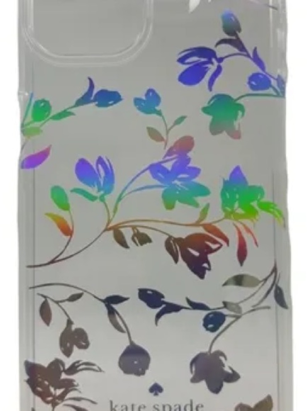 kate spade Holographic Floral Clear iPhone Case - Multicolor Bloom